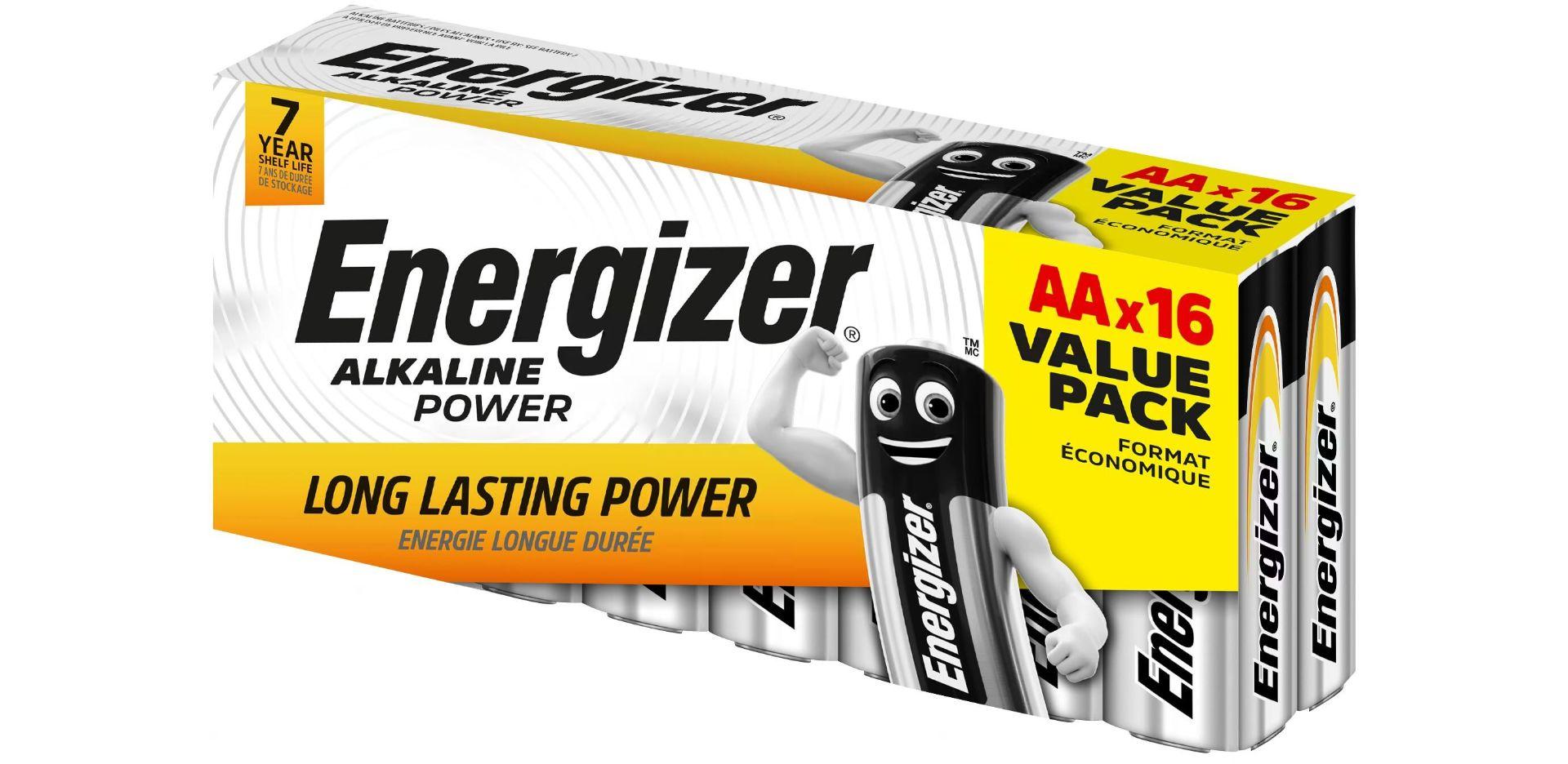 Produktfoto 1 von Energizer AA-Batterien, Zink-Mangandioxid, 1.5V Flachkontakt