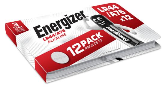 Produktfoto 1 von Energizer LR44, Alkali-MnO2 Knopfzelle Ø 11.6mm 1,5V / 175mAh