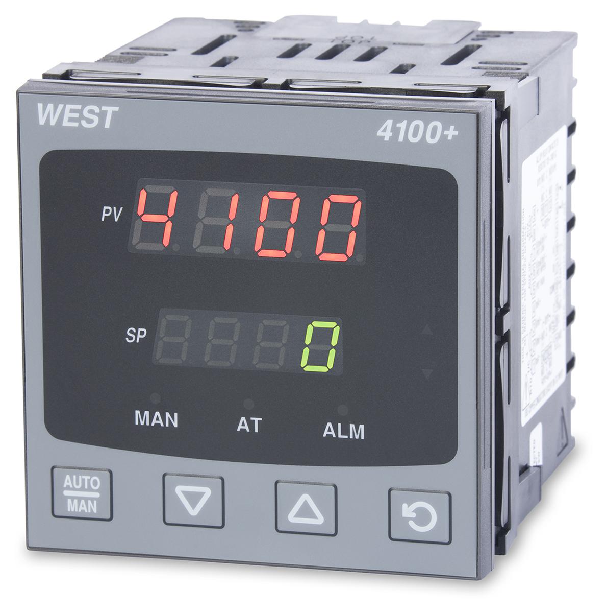 Produktfoto 1 von West Instruments P4100 PID Temperaturregler, 1 x Relais Ausgang, 100 → 240 V ac, 96 x 96mm