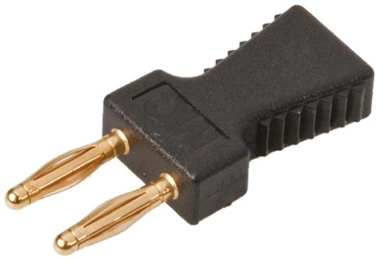 Staubli KS2 Stecker Schwarz Jumper Steckbrücke 2-polig, Raster 6mm, Länge 11.6mm, Oben geschlossen, Ziehgriff