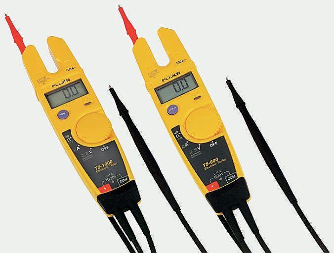 Produktfoto 1 von Fluke T5 Multifunktionsprüfgerät, Wechselstrom, Wechselspannung, Stromdurchgang, Gleichstrom, Gleichspannung,