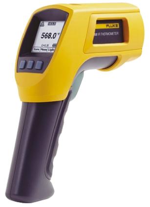 Produktfoto 1 von Fluke 566 IR-Thermometer 30:1, bis +650°C, Celsius/Fahrenheit, ISO-kalibriert