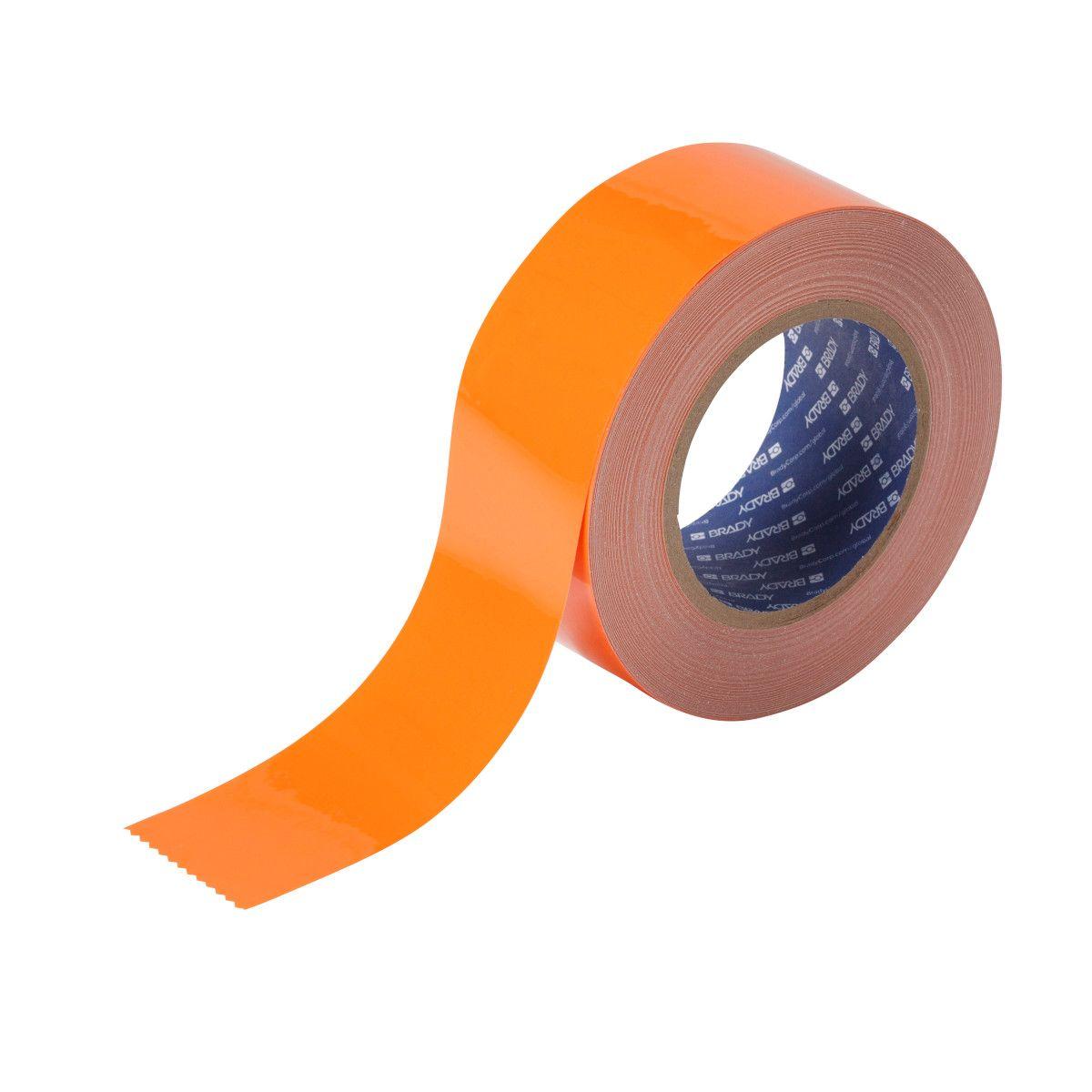 Produktfoto 1 von Brady Gummi Bodenmakierung Orange Typ Klebeband für Fußböden, Stärke 0.2mm, 50.8mm x 30.48m