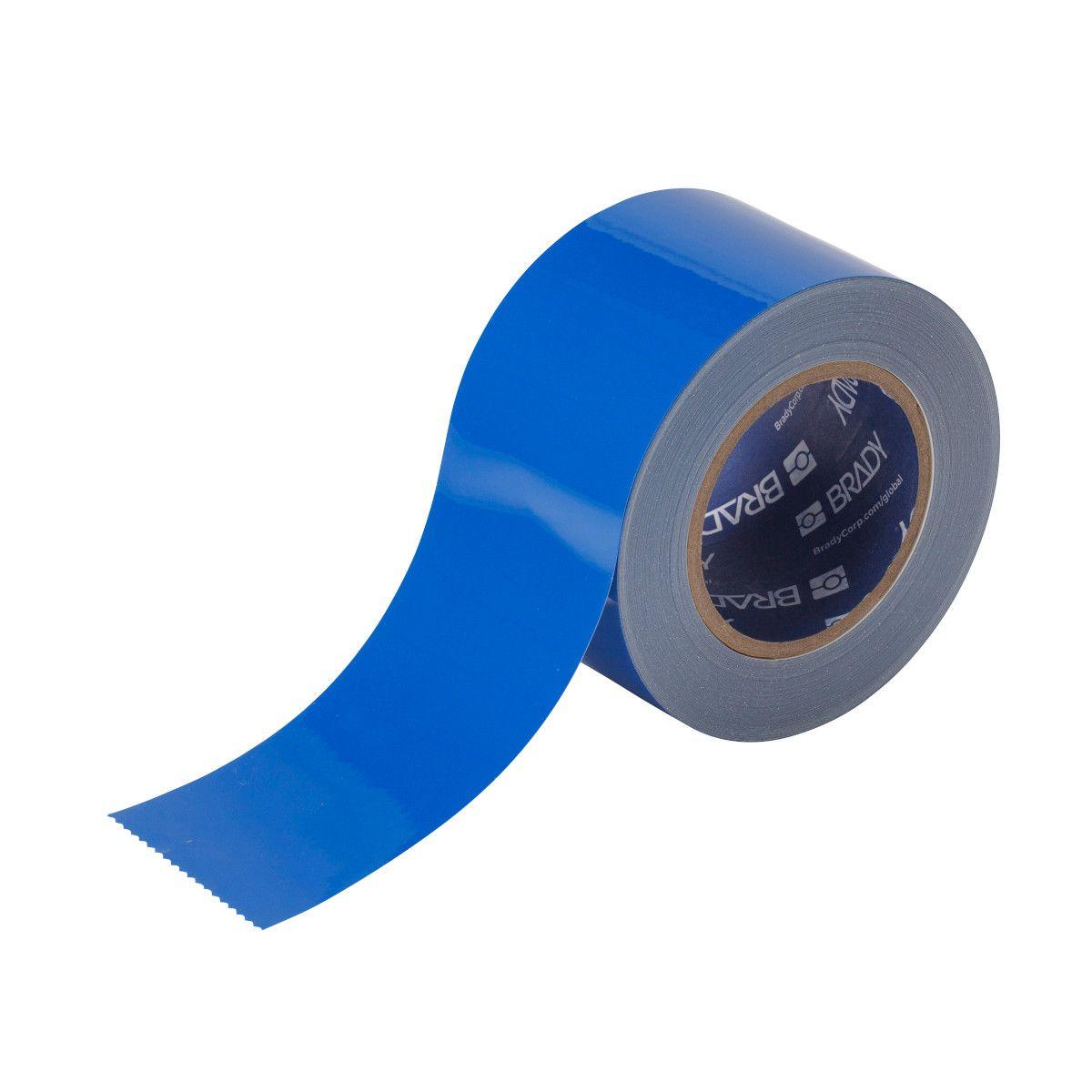 Produktfoto 1 von Brady Gummi Bodenmakierung Blau Typ Klebeband für Fußböden, Stärke 0.2mm, 76.2mm x 30.48m