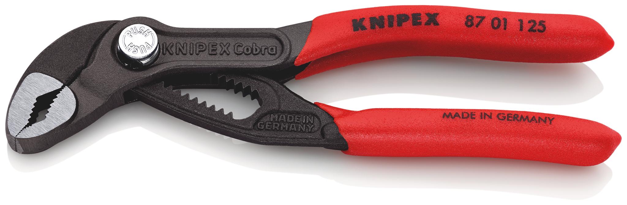 Produktfoto 1 von Knipex Cobra® Wasserpumpenzange / Backen 27mm 125 mm