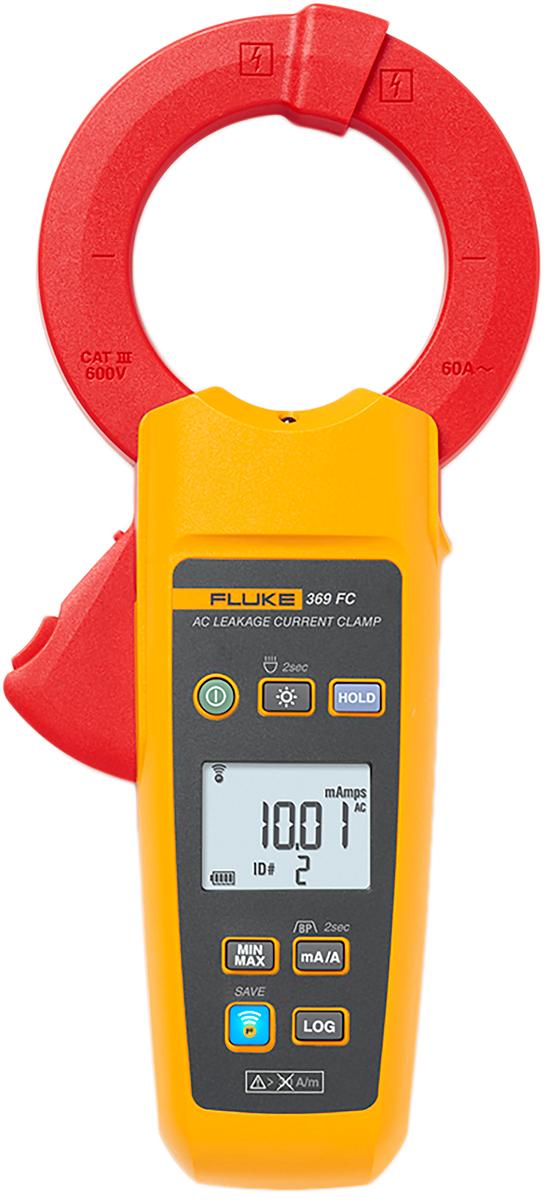 Fluke 369 Zangenmessgerät Stromprüfer CAT III / 60A ac, DKD/DAkkS-kalibriert