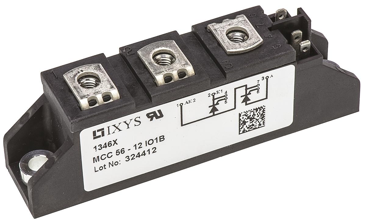 Produktfoto 1 von IXYS SCR Modul Zweifachthyristormodul 64A TO-240AA 1200V 1.6kA