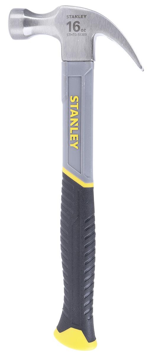 Stanley Hammer, Klauenhammer aus C-Stahl Fiberglas-Stiel 450g 330,0 mm