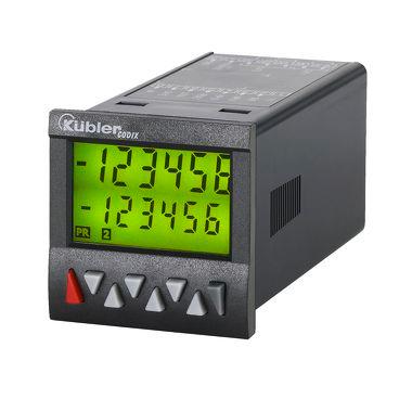 Produktfoto 1 von Kübler CODIX 923 Bidirektional Zähler LCD 6-stellig, Frequenz, Impuls, Zeit, max. 65kHz, 10 → 30 V dc, -999999