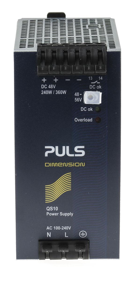 Produktfoto 1 von PULS DIMENSION Q Switch-Mode DIN-Schienen Netzteil 240W, 100 → 240V ac, 48V dc / 5A