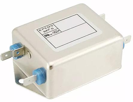 EPCOS B84112G EMV-Filter, 250 V ac/dc, 2A, Gehäusemontage, Öse, Laschensteckverbinder, 1-phasig 0 mA / 50 → 60Hz