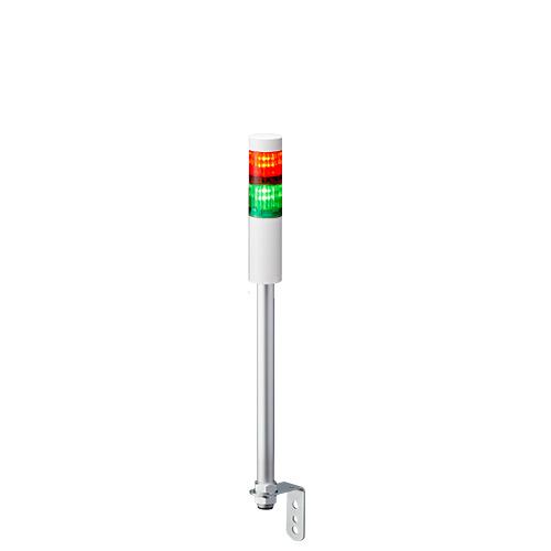 Produktfoto 1 von Patlite LR4 LED Signalturm 2-stufig mehrfarbig LED Rot/Grün Dauer 464mm Multifunktion