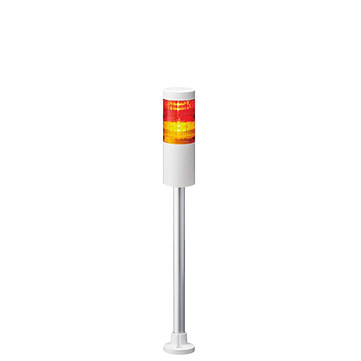 Produktfoto 1 von Patlite LR6 LED Signalturm 2-stufig mehrfarbig LED Rot/Gelb Dauer 469mm Multifunktion