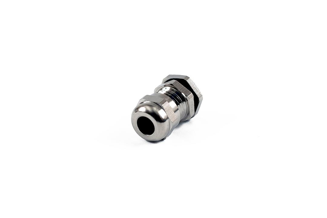 Produktfoto 1 von Hammond 1427BCG Kabelverschraubung, PG7 Messing vernickelt Grau 3mm/ 4mm, IP68