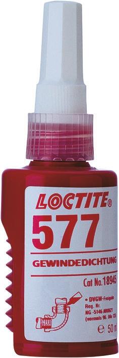 Loctite 577 Schraubensicherung anaerob Paste Gelb , Flasche 250 ml