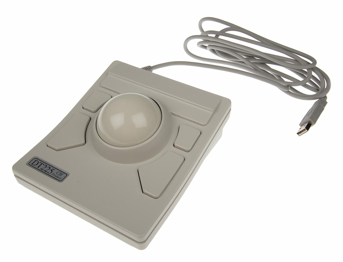 Produktfoto 1 von APEM Trackball, Kugel ø 57mm Verdrahtet Beidhändig 5 Tasten USB