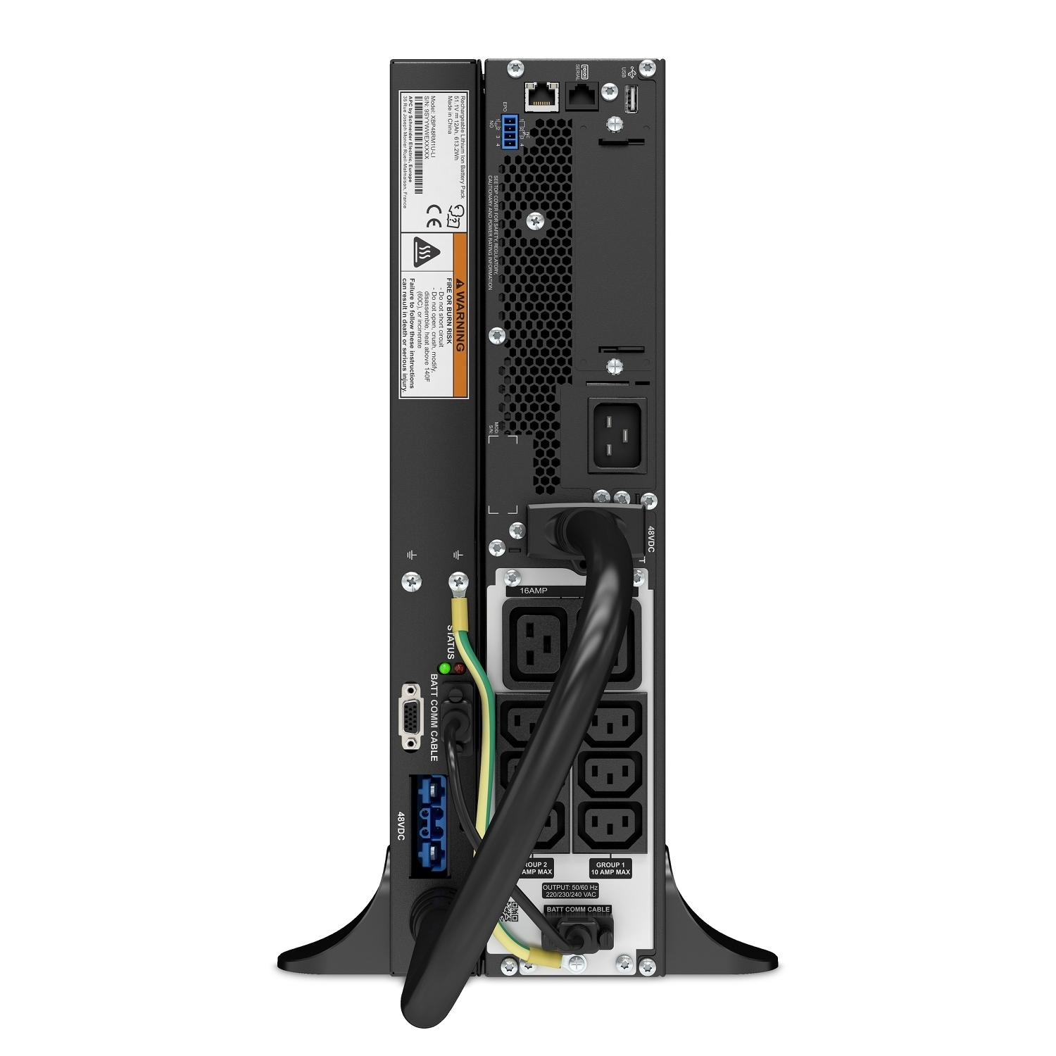 Produktfoto 1 von APC Smart-UPS SRT Rack USV Stromversorgung 1.98kW, 230V