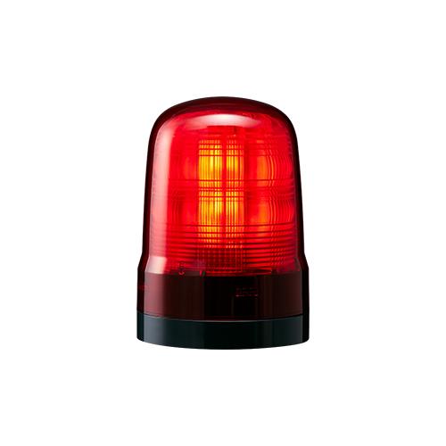 Produktfoto 1 von Patlite SF, LED Verschiedene Lichteffekte LED-Signalleuchte Rot, 12→24 V dc, Ø 100mm x 140mm