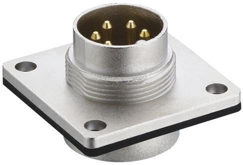 Lumberg DIN-Stecker Gerade 3-polig, 250 V ac / 5A IP68, Lötanschluss Tafelmontage