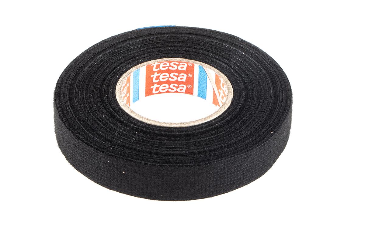 Produktfoto 1 von Tesa 51608 Isolierband, Polyesterfilm Schwarz, 0.28mm x 15mm x 15m, -40°C bis +105°C