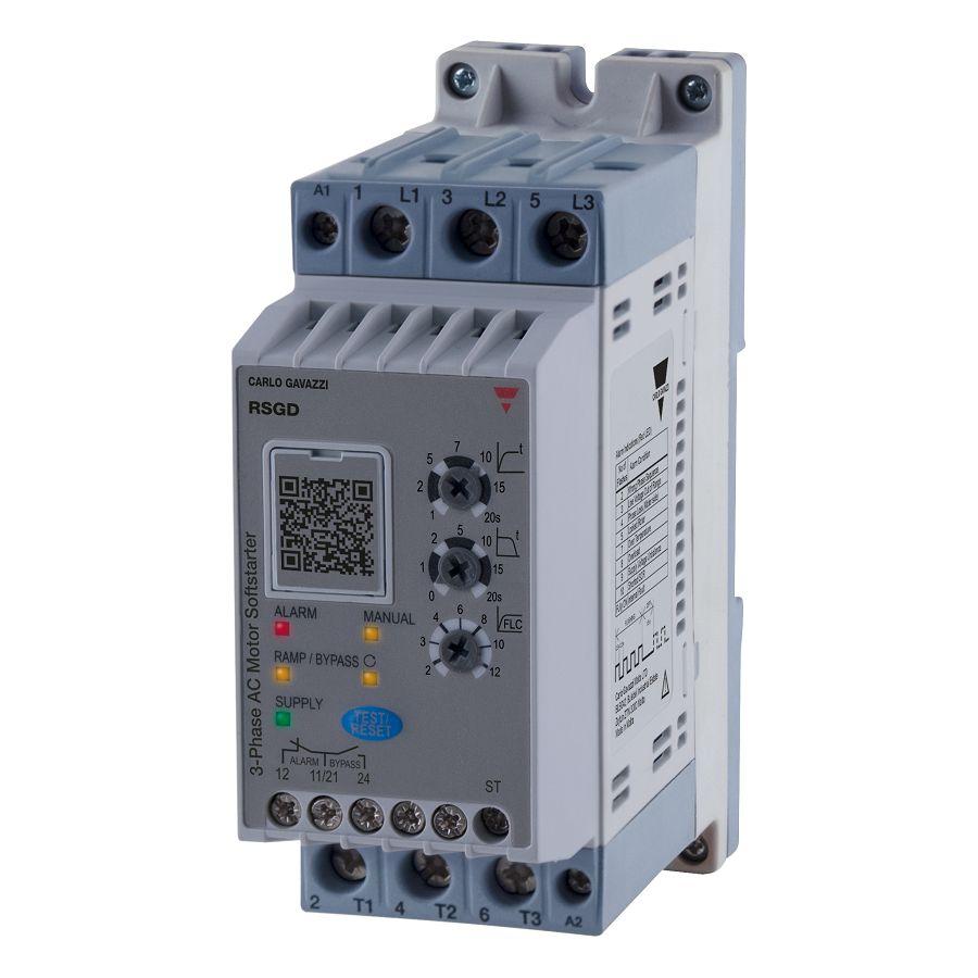 Produktfoto 1 von Carlo Gavazzi RSGD Sanftstarter 3-phasig 12 Ampere, 600 V / 12 A