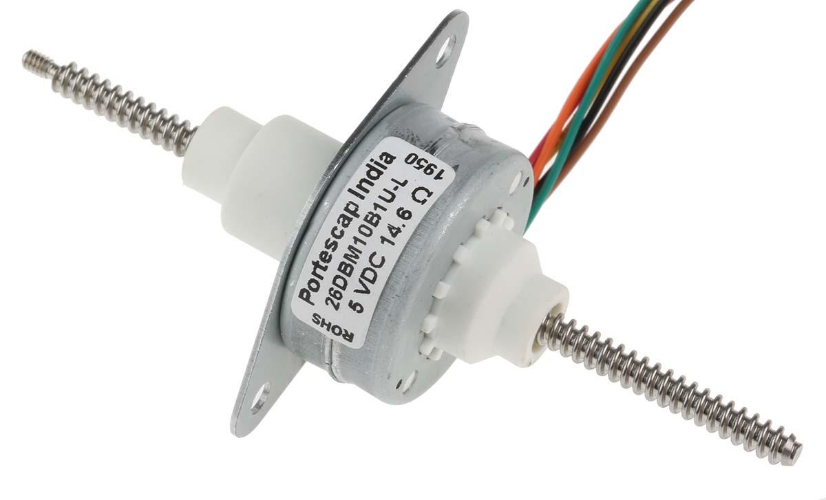 Produktfoto 1 von Portescap 26DBM10B1U Elektrischer Linearantrieb 5V dc 48mm Hub, 13.9N Last