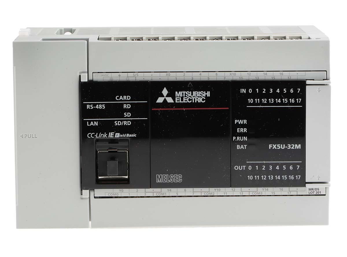 Produktfoto 1 von Mitsubishi MELSEC iQ-F SPS CPU, 16 Eing. Analog Ausg.Typ Analog Eing.Typ für FX5-Erweiterungsadapter,