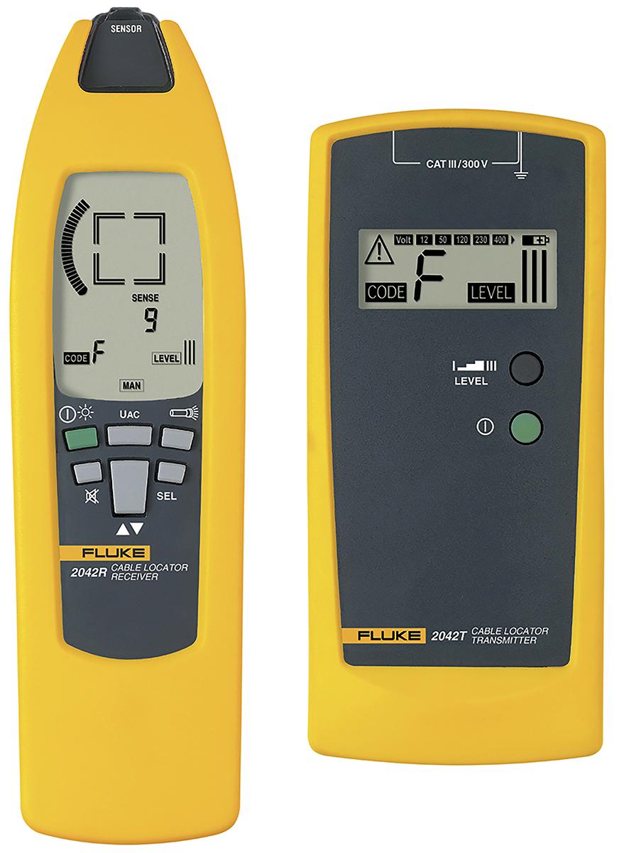 Produktfoto 1 von Fluke 2042, Kabelsucher mit LCD-Anzeige, Erfassungstiefe 2.5m, bis 400V / 60Hz, CAT III 300 V