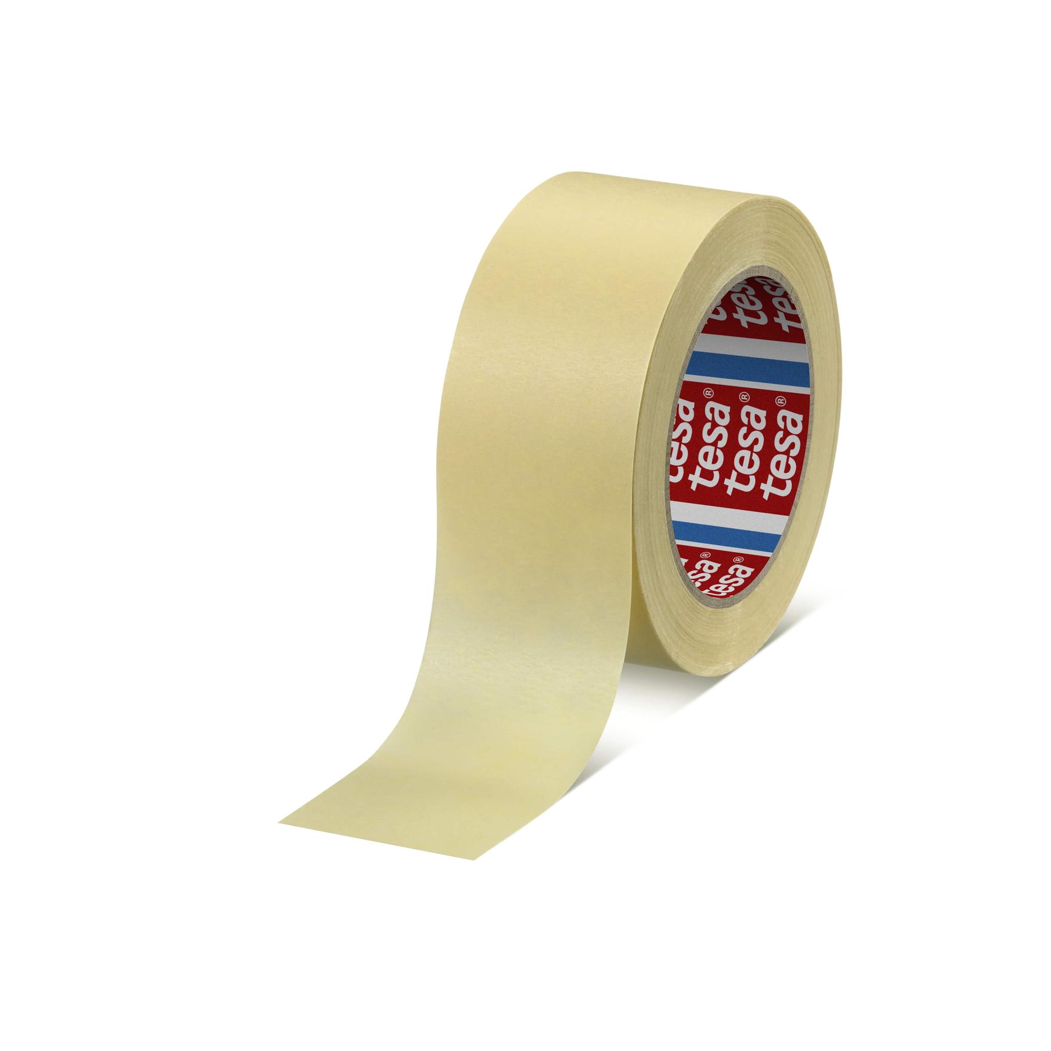 Produktfoto 1 von Tesa 4323 Papier Abdeckband Beige, Stärke 0.13mm Naturgummi-Kleber 50mm x 50m