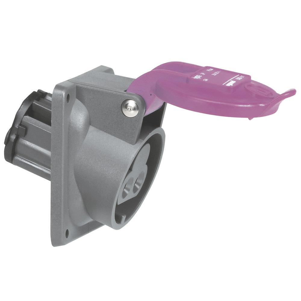 Produktfoto 1 von Legrand Hypra Steckdose Buchse Violett 2P, 20 → 25 V / 32A IP44