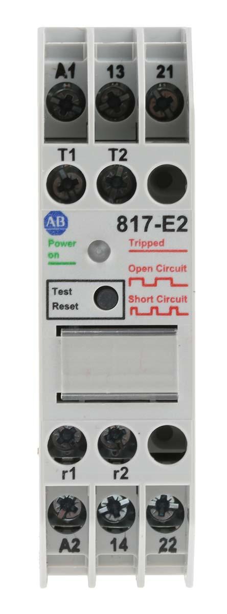 Produktfoto 1 von Allen Bradley 817 Überwachungsrelais, DPST DIN-Schienen