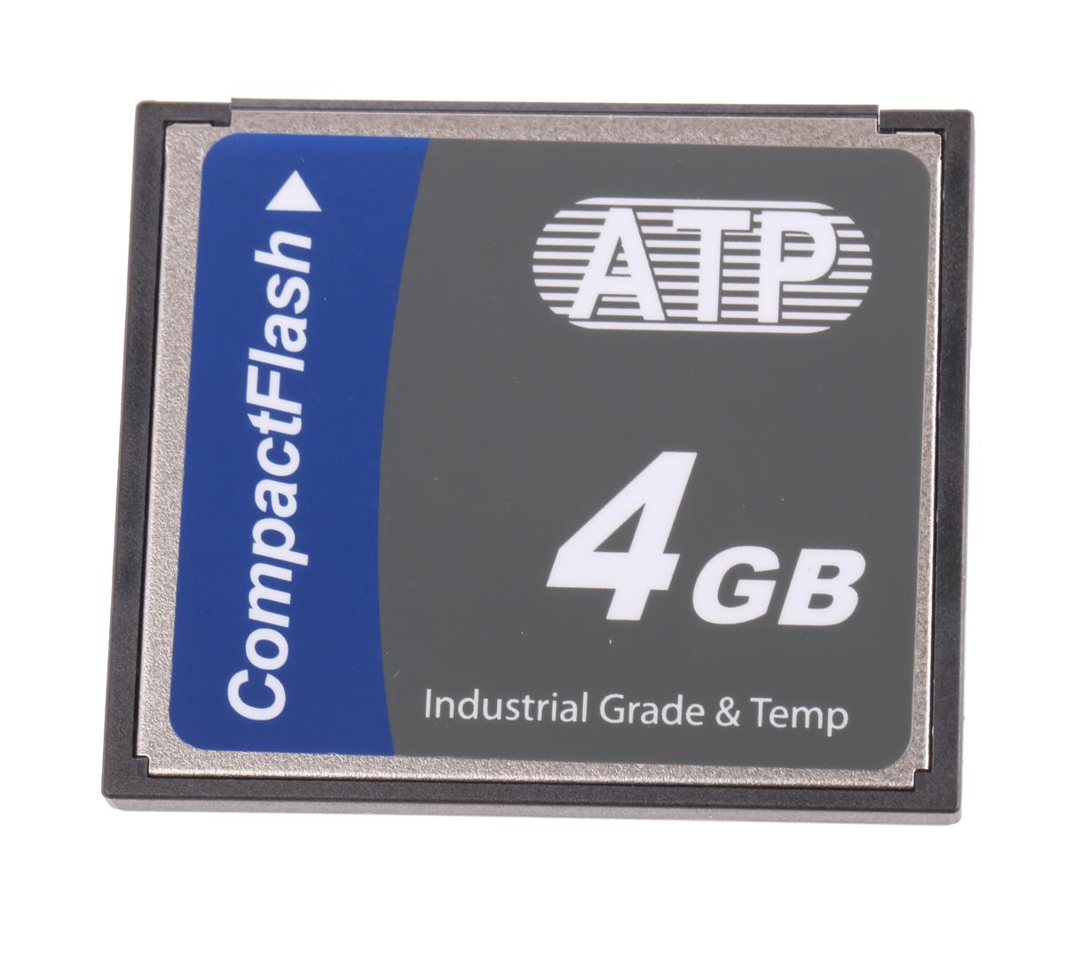 Produktfoto 1 von ATP Speicherkarte, 4 GB Industrieausführung, CompactFlash, SLC