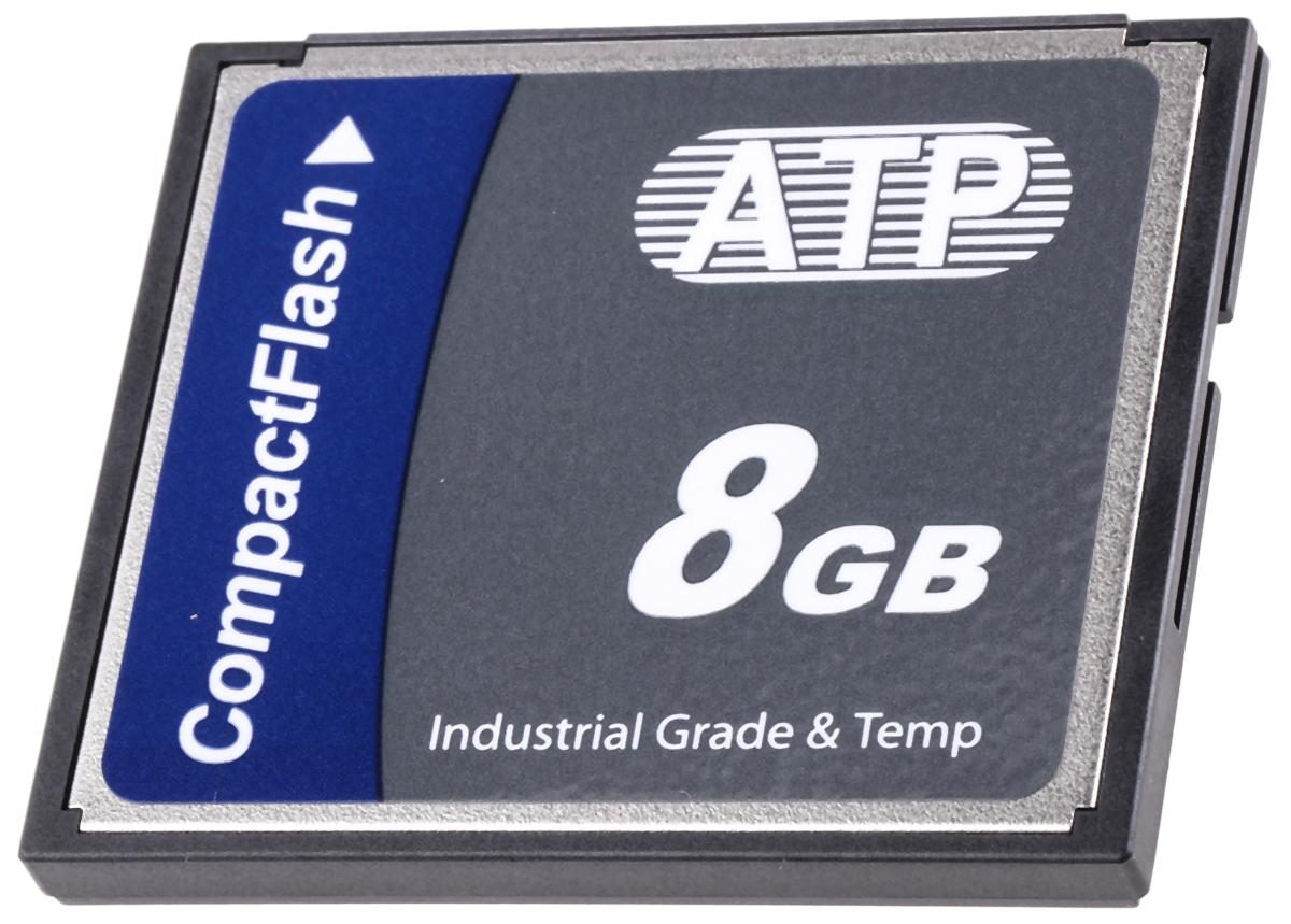 Produktfoto 1 von ATP Speicherkarte, 8 GB Industrieausführung, CompactFlash, SLC