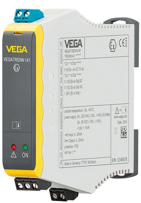 Vega Galvanischer Isolator, Galvanische Trennung/Isolator, Strom 0.004 → 0.02A EIN