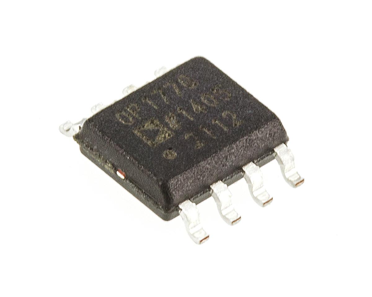 Produktfoto 1 von Analog Devices Operationsverstärker Präzision SMD SOIC, biplor typ. ±12 V, ±15 V, ±5 V, ±9 V, 8-Pin