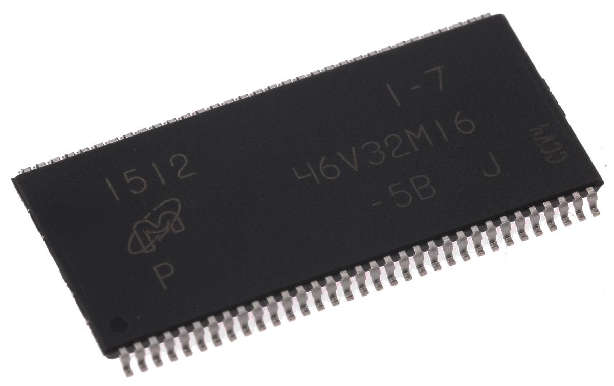 Micron SDRAM DDR-Speicher 512MB 32 MB x 16 bit DDR 200MHz 16bit Bits/Wort 5ns TSOP 66-Pin, 2,5 V bis 2,7 V