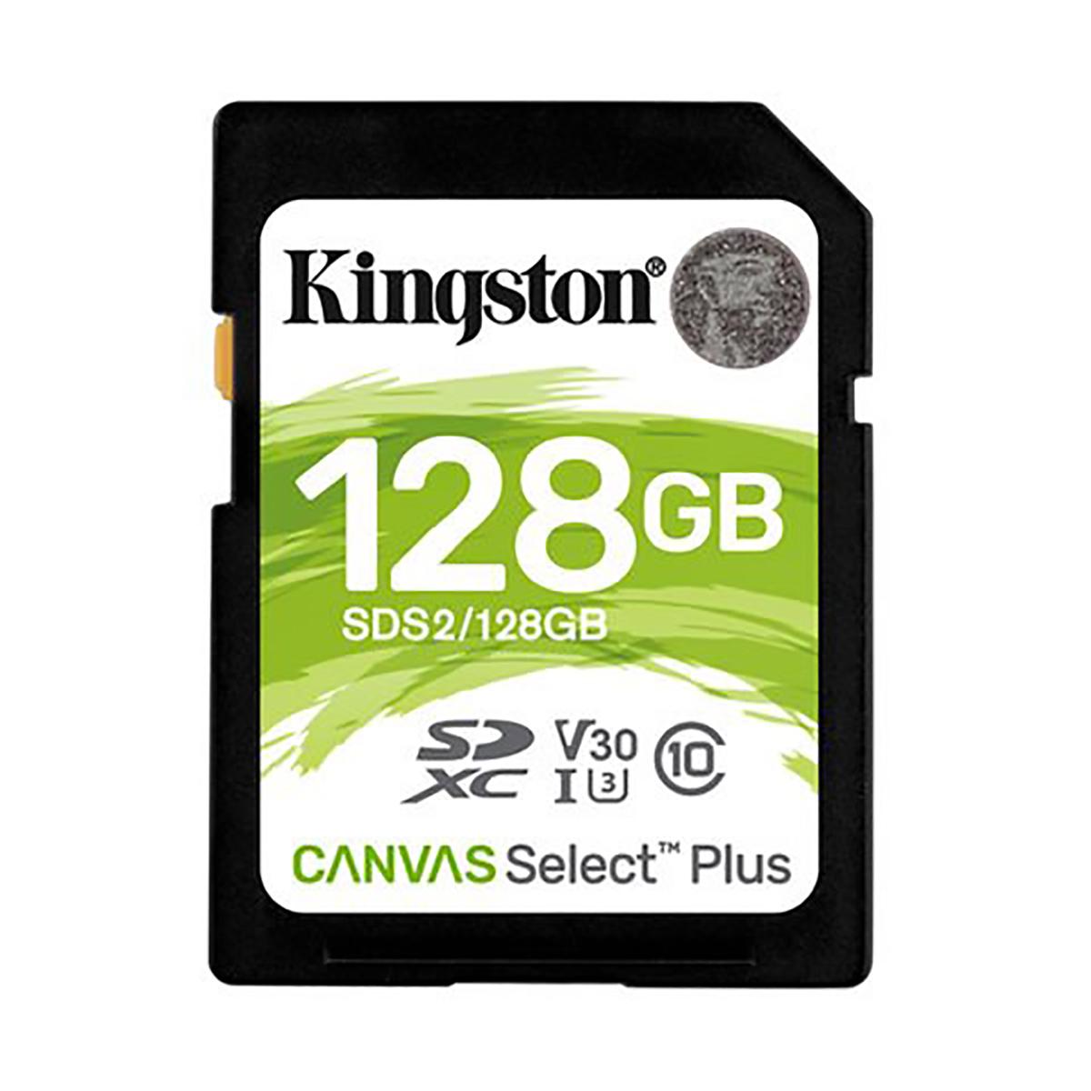 Produktfoto 1 von Kingston Canvas Select Plus SDXC SD-Karte 128 GB Class 10, UHS-I