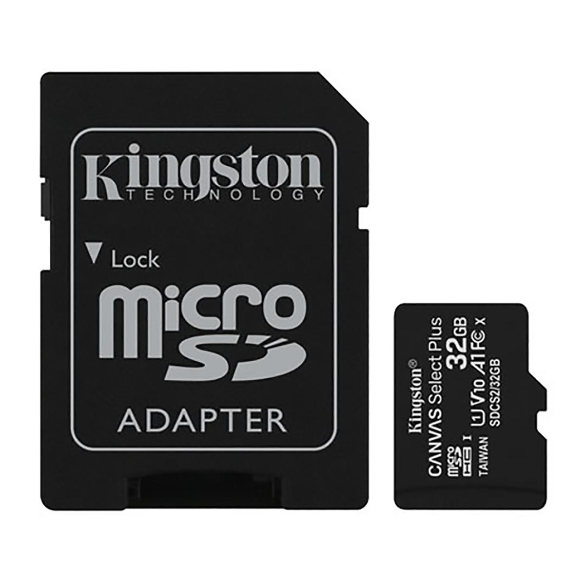 Produktfoto 1 von Kingston Canvas Select Plus MicroSD Micro SD Karte 32 GB Class 10, UHS-I