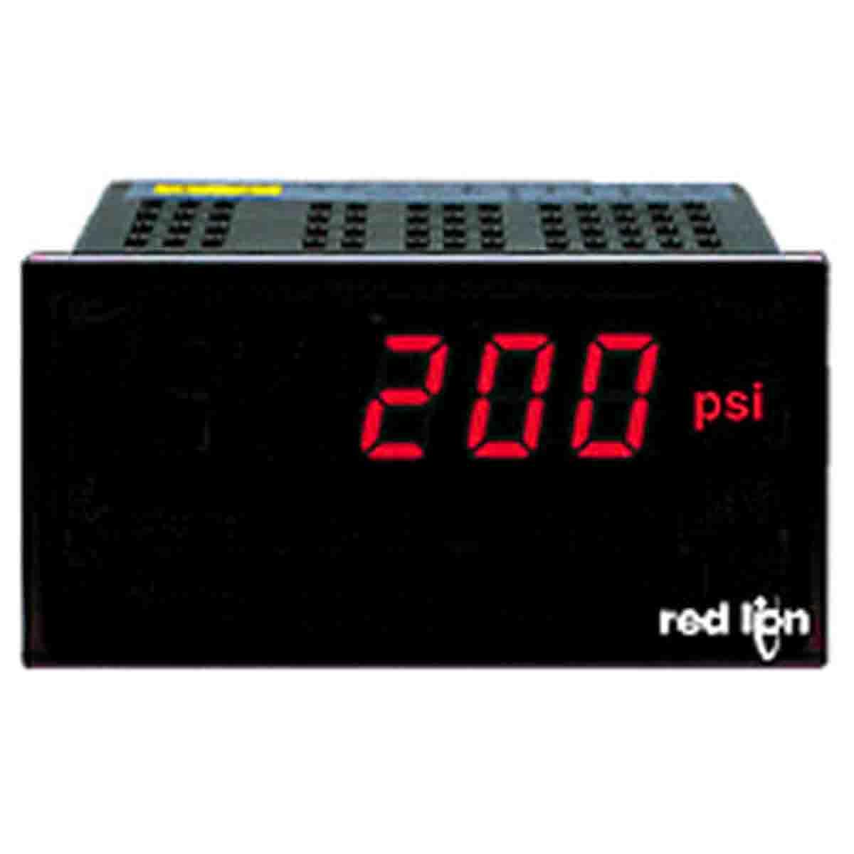 Produktfoto 1 von Red Lion PAX Lite Digitales Spannungsmessgerät AC LED-Anzeige 3,5-stellig, 92mm, 45mm, 104.1mm, 85 250 V ac