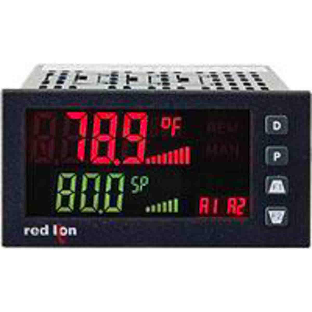 Produktfoto 1 von Red Lion PX2CH PID Temperaturregler Tafelmontage, 1 x Analog Ausgang/ Analog Eingang, 21,6 250 V dc, 40 250 V ac, 49.53