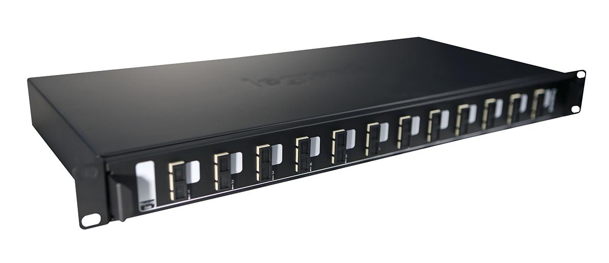 Produktfoto 1 von Legrand LWL-Rangierfeld, 1U SC für 12 Port Multimode Duplex Gleiten