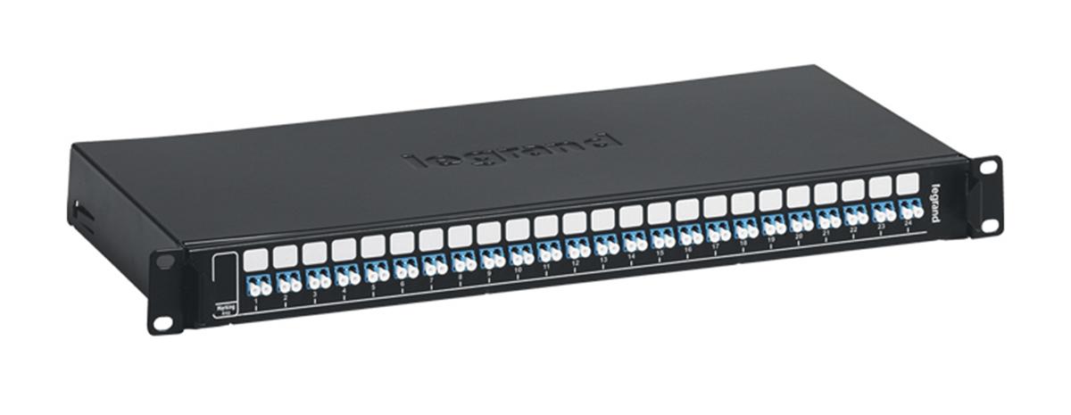 Produktfoto 1 von Legrand LWL-Rangierfeld, 1U LC für 24 Port Multimode Duplex Gleiten