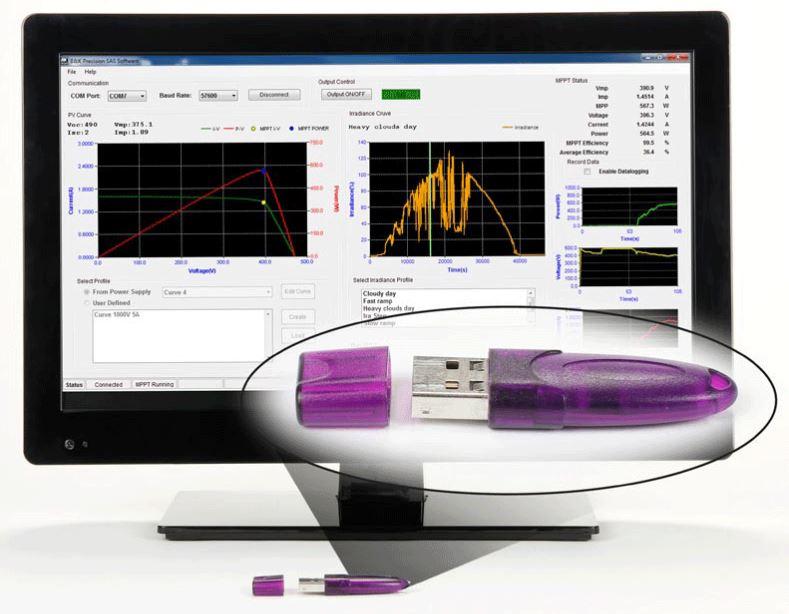 Produktfoto 1 von BK Precision SASPVS USB-Dongle für PVS