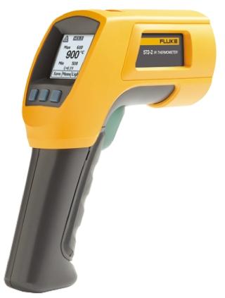 Produktfoto 1 von Fluke 572 Infrarot-Thermometer 60:1, bis +1652 °F, +900 °C, Celsius/Fahrenheit