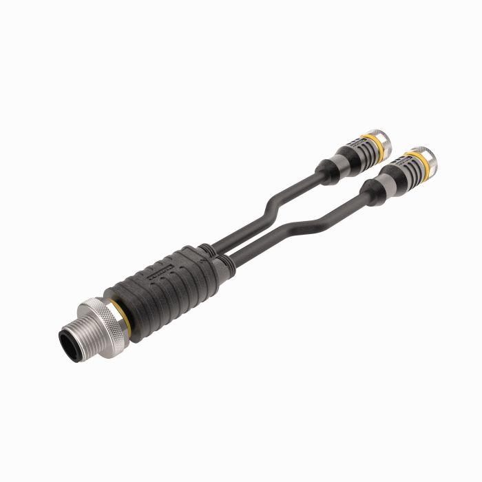 Produktfoto 1 von Turck VBRK8 konfektioniertes Sensorkabel 4-adrig Buchse gerade / M12 Stecker gerade, Länge 150mm