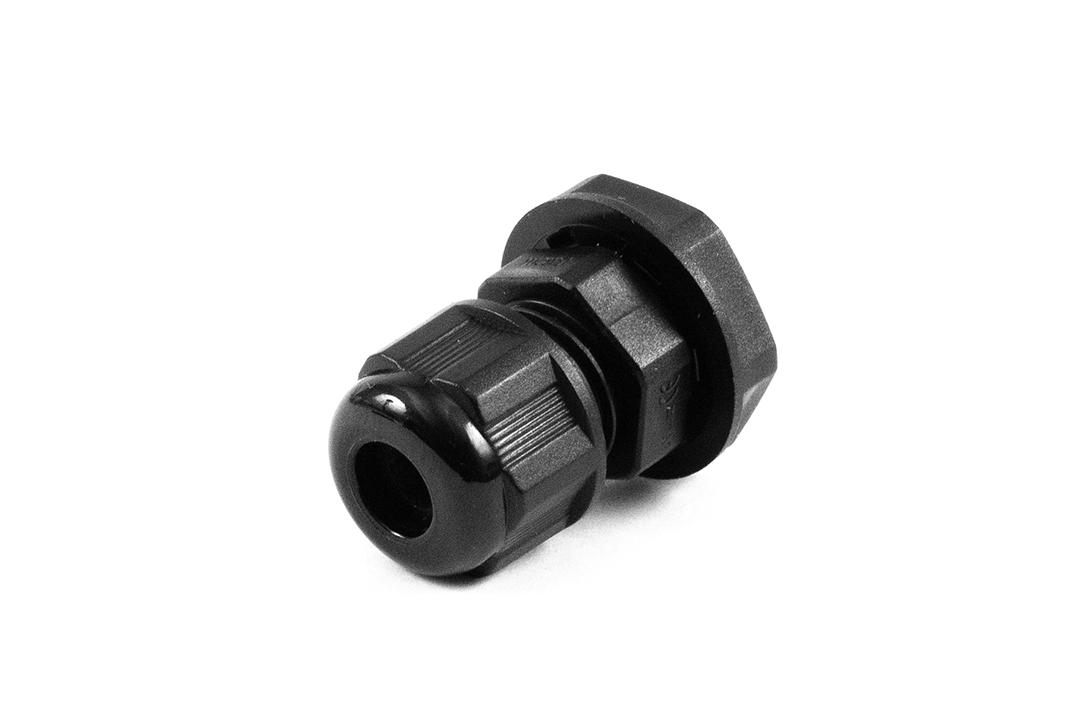 Produktfoto 1 von Hammond 1427NCG Kabelverschraubung, PG7 Nylon Schwarz 3mm/ 7mm, IP68