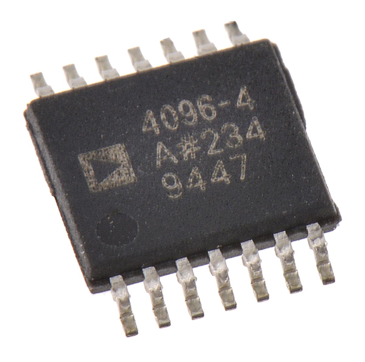 Produktfoto 1 von Analog Devices Operationsverstärker Low Power SMD TSSOP, einzeln typ. 3 → 30 V, biplor typ. ±1.5 → ±15V,