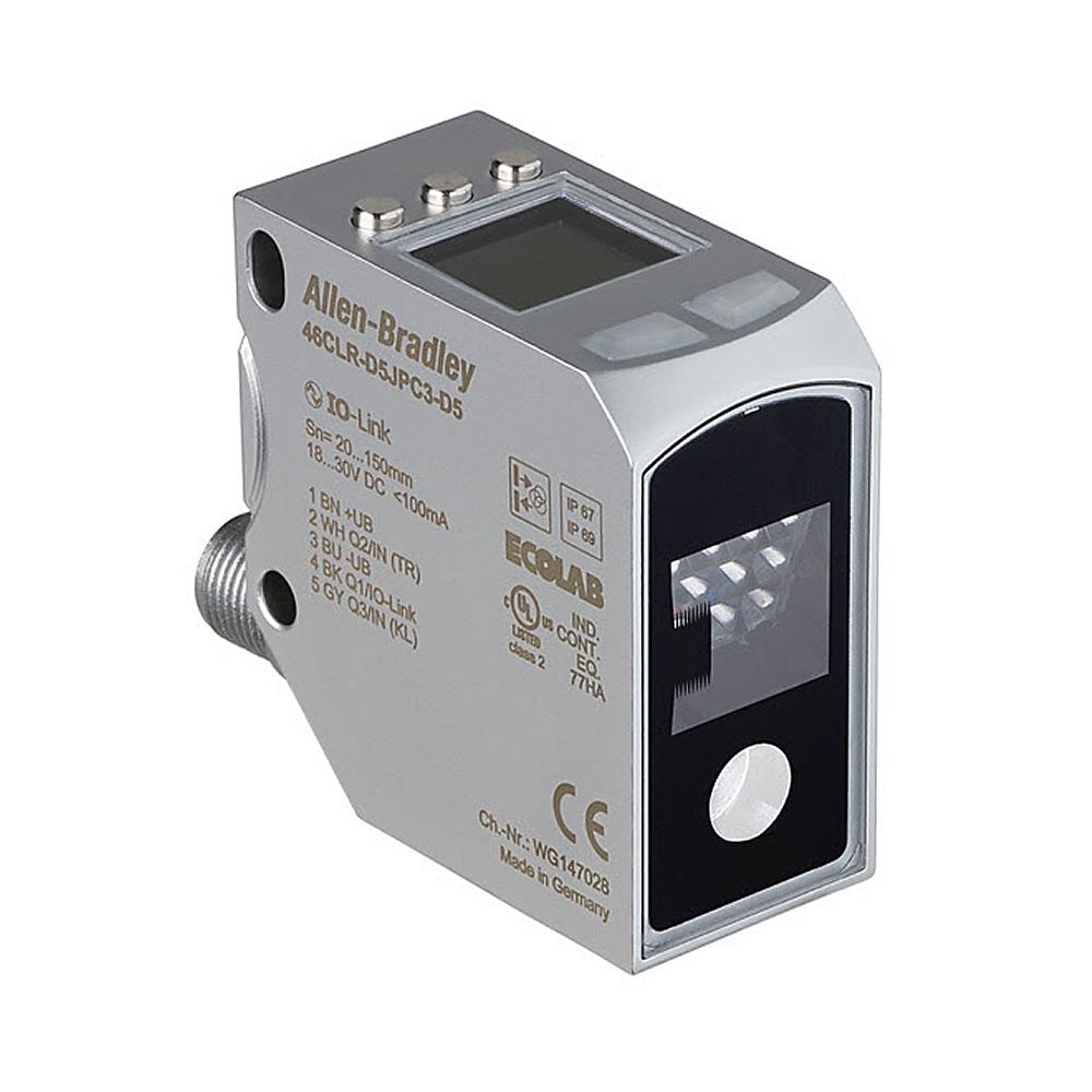 Produktfoto 1 von Allen Bradley Farbsensoren 18 → 32 mm, IP67, IP69, Weiße LED IO-Link, NPN, PNP 100 mA, 18 → 30 V