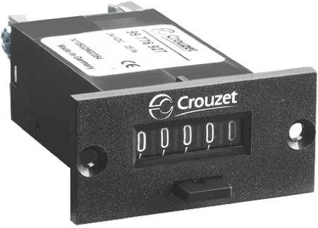 Crouzet CIM24 Zähler Mechanisch 5-stellig, Impulse, 24 Vdc, 99999