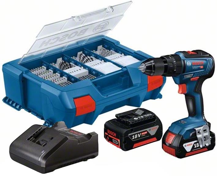 Bosch GSB 18V-55 GSB Li-Ion Akku Kombibohrer 18V Bürstenlos 1800U/min 5Ah